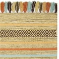 thumbnail image 5 of SAFAVIEH Montauk Lorenzo Striped Cotton Area Rug, Green/Multi, 6' x 6' Square, 5 of 6