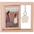thumbnail image 5 of Reversible Rotating Photo Frame - Rustic Style 4x6 Inch Reversible Photo Frame - Photo Display Stand, Floating Photo Frame with Flower Pendant for Hom, 5 of 5