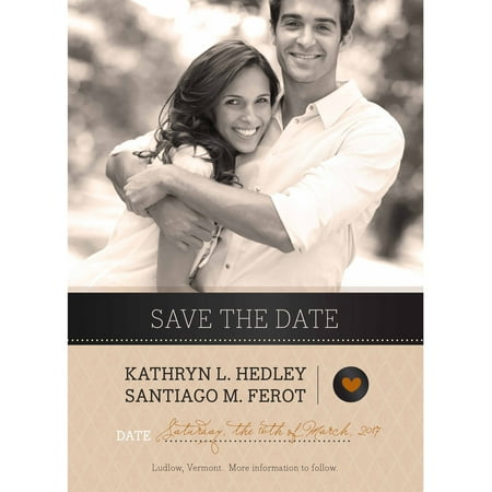 Rustic Tag Standard Save the Date