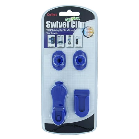 Cellet Blue Universal Swivel Clip Holder for Belt /