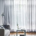 thumbnail image 2 of Cortinas transparentes para sala de estar, barra de tracción, Panel de cortina de bolsillo, cortina de tul translúcido para dormitorio, cortina transparente Zhivalor LKX-0934-5, 2 of 4