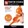 thumbnail image 4 of Bene Casa Orange Aluminum Lemon Squeezer Easy Squeeze No Pulp Citrus Press, 4 of 6