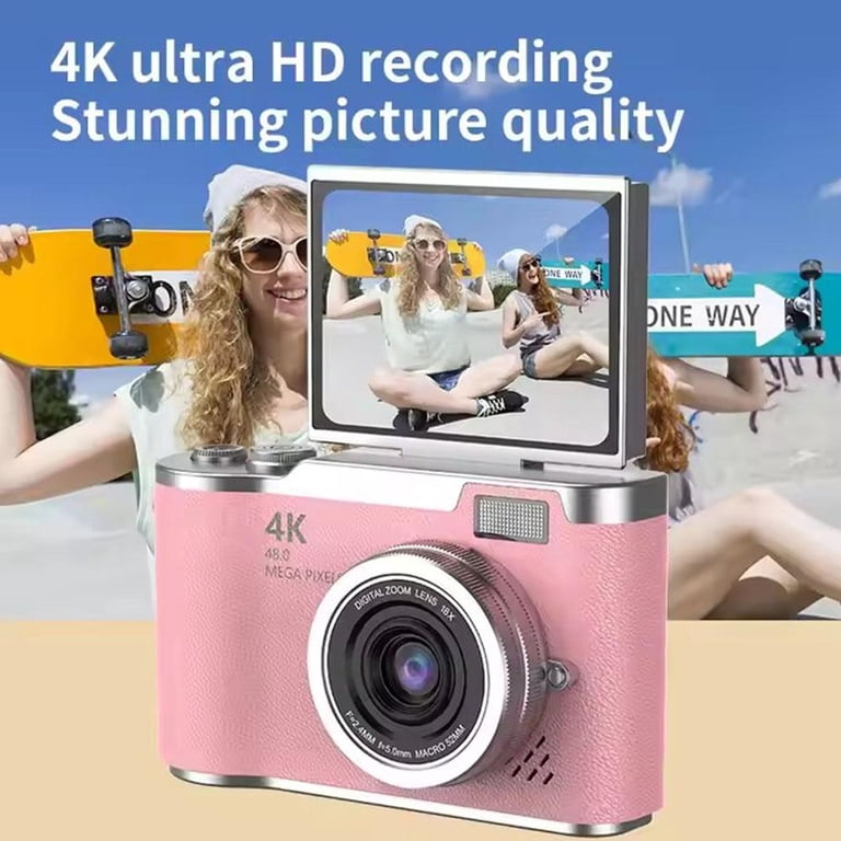 4K Digital Camera for Photography Auto Focus, 48MP Vlogging Camera