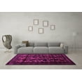 thumbnail image 3 of Ahgly Company Indoor Square Persian Pink Traditional Area Rugs, 4' Square, 3 of 4
