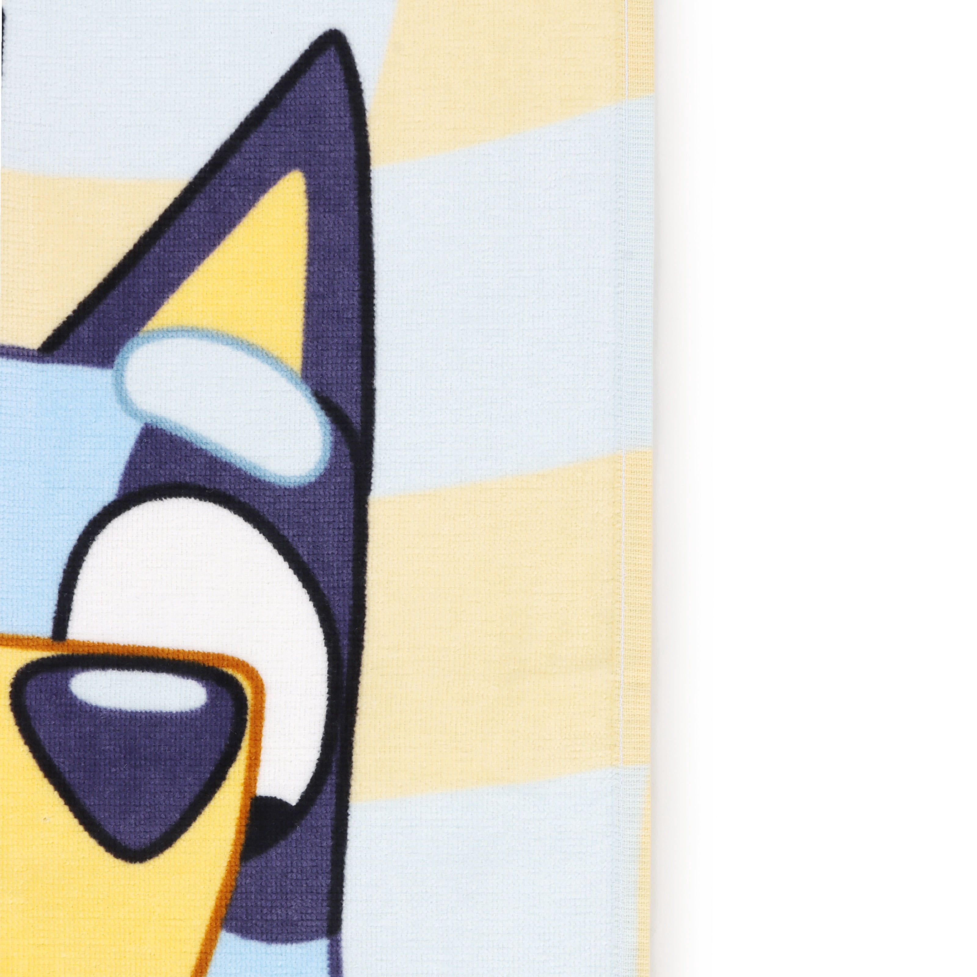 Bluey and Bingo Dance-A-Thon Kids Beach Towel, Cotton, Multicolor, BBC Studios, 28" x 58"