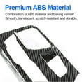 thumbnail image 5 of For - 5 Series G30 2018-2022 Carbon Fiber Car Center Console Gear Shift Panel Cover Trim Frame Decor Sticker, 5 of 5
