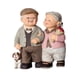 thumbnail image 1 of Bearachild Pareja de Ancianos Escultura de Resina Anciano Cálido Tome un Paseo con Estatuilla de Perro Adorno de Resina Exquisita Estatua de Pareja de Jardín y Patio Bearachild HA019476-00, 1 of 6