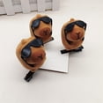 thumbnail image 6 of Osdhezcn Pack of 5 Cartoon 3D Capybara Plush Hairpins Fashionable Animal Hair Clip, 6 of 20
