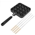 thumbnail image 2 of Takoyaki Maker Pan,Non-Stick Iron Grill Pan Plate Cooking Baking Mold Tray, 2 of 7