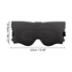 thumbnail image 4 of Ofertas Únicas 1 Pc Banda de Hebilla Elástica Máscara de Ojos 3D Cubierta Suave para Descanso para Viajes Negra, 4 of 6