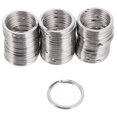 thumbnail image 1 of 50 Uds. De llaveros de Metal, llavero plano dividido, anillos DIY, llaveros de Metal planos divididos, anillos, llaveros, 1 of 6