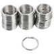 thumbnail image 1 of 50 Uds. De llaveros de Metal, llavero plano dividido, anillos DIY, llaveros de Metal planos divididos, anillos, llaveros, 1 of 6