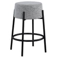 thumbnail image 1 of Meridian Furniture Avalon Grey Boucle Fabric Counter Stool, 1 of 4