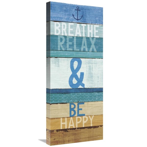 Global Gallery's 'Beachscape Inspiration I' By Michael Mullan Stretched Canvas Wall Art
