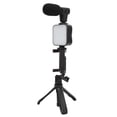 thumbnail image 4 of Phone Vlog Kit, Compact Vlogging Kit Confiable Para Video De Conferencia Para Grabación De Video Para Transmisión En Vivo ANGGREK Otros, 4 of 8