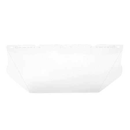 MSA 10115836 8 in. x 17 in. x .04 in. V-Gard Contoured Visor - Clear