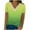 Green, variant on Wiyuqeen Women's Casual Lace V Neck T-shirts Gradient Color Short Sleeve Blouses 2024 Plus Sized Loose Fit Summer Shirts
