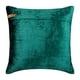 thumbnail image 3 of Fundas de almohada, funda decorativa verde esmeralda, funda de cojín decorativa para sofá, 35 x 35 cm (14 x 14 pulgadas), funda de cojín de terciopelo esmeralda con lentejuelas plateadas bordadas,, 3 of 5