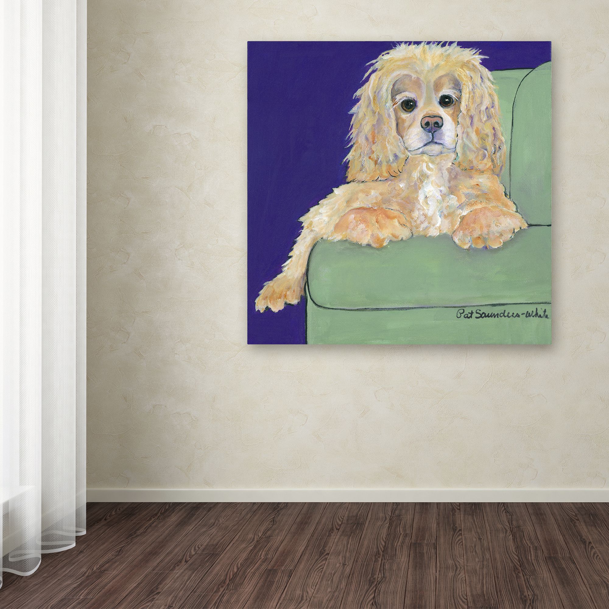 Trademark Fine Art "Betty Boop" Canvas Art by Pat Saunders-White