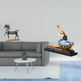 thumbnail image 2 of Figura de caballo, estatua de animal de caballo, escultura de resina coleccionable, adorno de mesa con estatua de bailarina de ballet, finamente elabo, 2 of 8