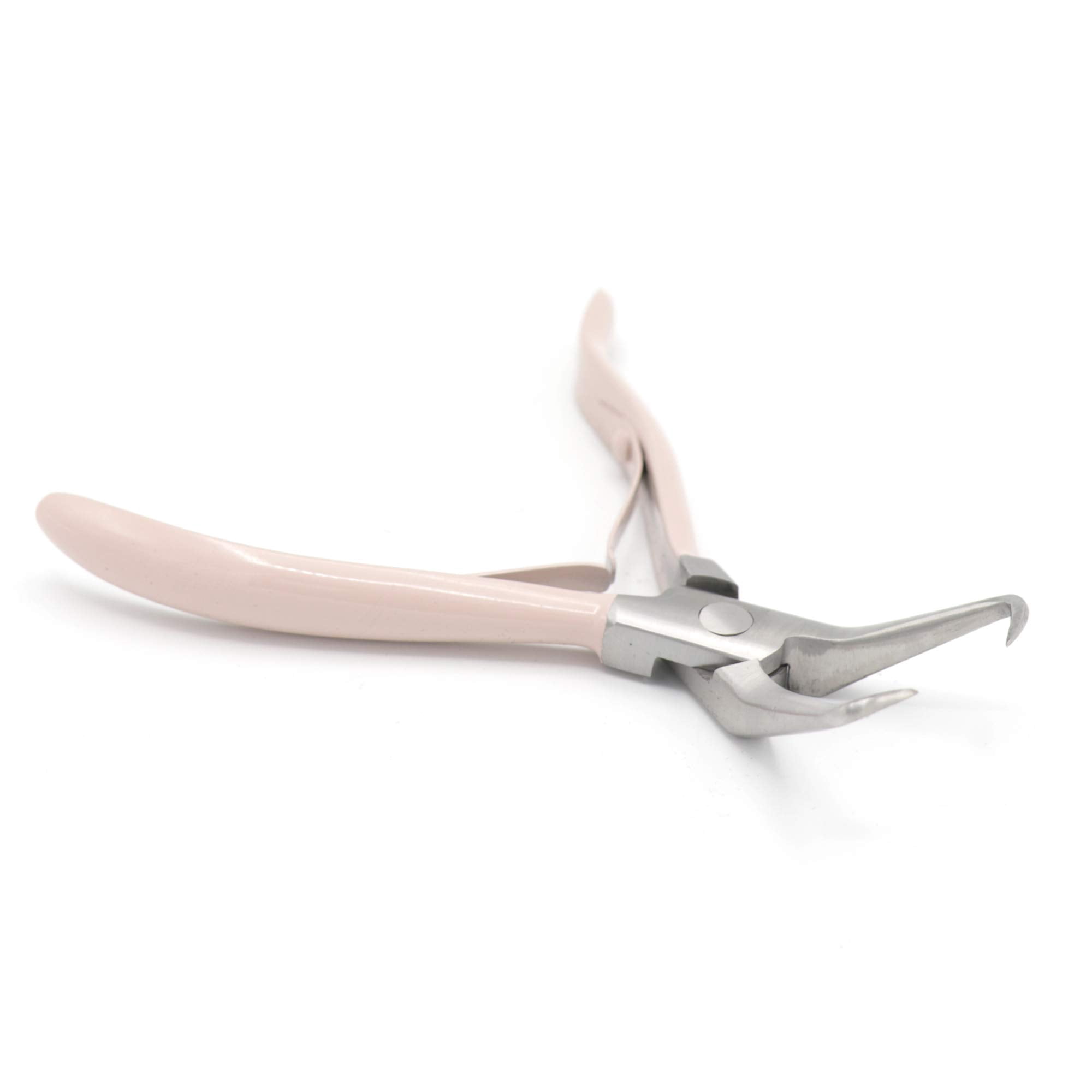 Professional Hair Extension & Beading Tool Kit Plier Set for beads (4 Piece) Micro Ring (Tea Pink)…