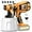 Gold, variant on Paint Sprayer 1000W High Power Electric Spray Paint Gun with Adjustable Spray Width Knob,1400ML Container,4 Nozzles & 3 Patterns,Easy to Clean for Furniture Cabinets House Painting Blue