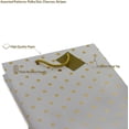 thumbnail image 3 of OccasionAll- Paper Metallic Gold Gift Bags with Handles for Party Favours 4x2.75x4.5 12 Pcs, 3 of 5