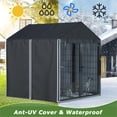 thumbnail image 4 of Funda para caseta para perros al aire libre LYBOSH, cobertura total, 1,2 x 1,3 x 1,4 m, 4 of 5