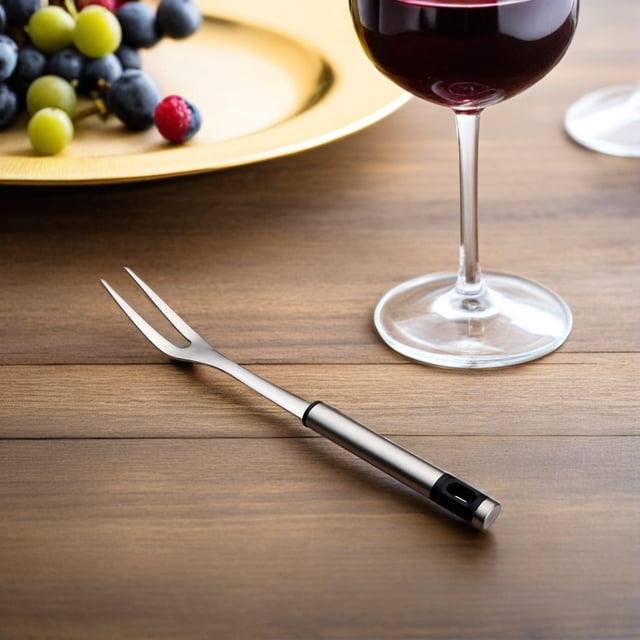 unbranded Utensilio De Cocina Tenedor Para Barbacoa Resistente De Inoxidable Color