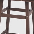 thumbnail image 6 of WestinTrends Outdoor 42" Height HDPE Patio Square Bar Table, Dark Brown, 6 of 7