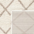thumbnail image 6 of SAFAVIEH Hudson Shag Jackson Trellis Area Rug, Ivory/Beige, 4' x 6', 6 of 8
