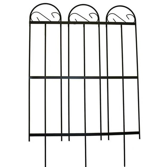 Canterbury Fence Border - Black