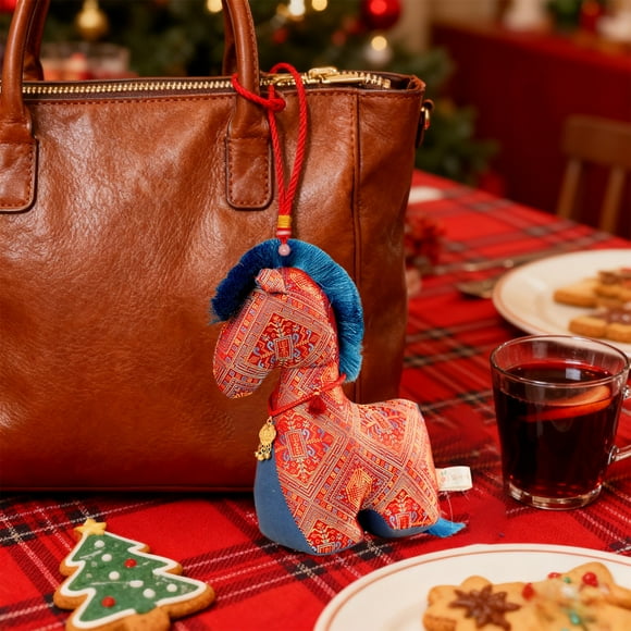 Stuffed Animal Plush Toys,Soft Plushies Animals, 7.87inches/20cm Cartoons Pendant Cute Little Horses Pendant Doll Hanging Decoration Pendant Toy Spring Festival Dolls 2026 Year of The Horses Gift