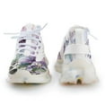thumbnail image 4 of Watercolor Flowers Leaves Walking Shoes for Men Woman Lightweight Tennis Fashion Elastic Sports Shoes Cushion Basketball Shoes, 4 of 7