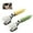 Green+Yellow 2PCS, variant on Cooking Spatula Tongs,2026 New Double Spatula Flipper Stainless Steel Tongs Clamp Food Flip Shovel Clip for Steak Fish Bread Pancake Pies Pizza