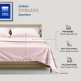 thumbnail image 4 of THREAD SPREAD 100% Cotton King Size Sheets Set - 400 Thread Count 4 Piece Cotton Sheets for King Bed, Deep Pocket King Sheet Set for Hot Sleepers, Breathable Sheets King Size, Cooling Sheets (Blush), 4 of 9