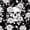 White Black, variant on Homewish Halloween Goth Skull 7-Piece Twin Bedding,Victorian Romantic Flowers Bedding Comforter Set,Black White,Black Reversible