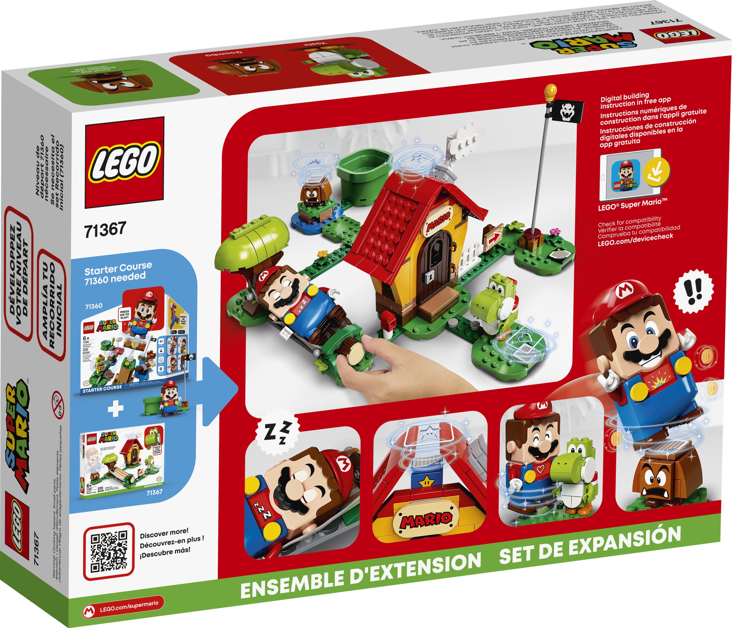 LEGO Super Mario: Mario's House & Yoshi Set, 71367 | Kids