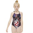 thumbnail image 3 of Film Ghostbusters Children's One-piece Swimwear Halterneck Swimsuit Summer Beach Girl's Bathing Suits Breathable Beachwear, 3 of 7