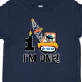 thumbnail image 4 of Inktastic First Birthday Construction Truck 1 Year Old Boys Baby T-Shirt, 4 of 5