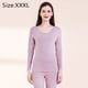 thumbnail image 2 of Conjunto de ropa interior térmica larga para mujer, 2 piezas, forro polar, conjunto de pijama superior e inferior, se puede usar por ambos lados, 2 of 6