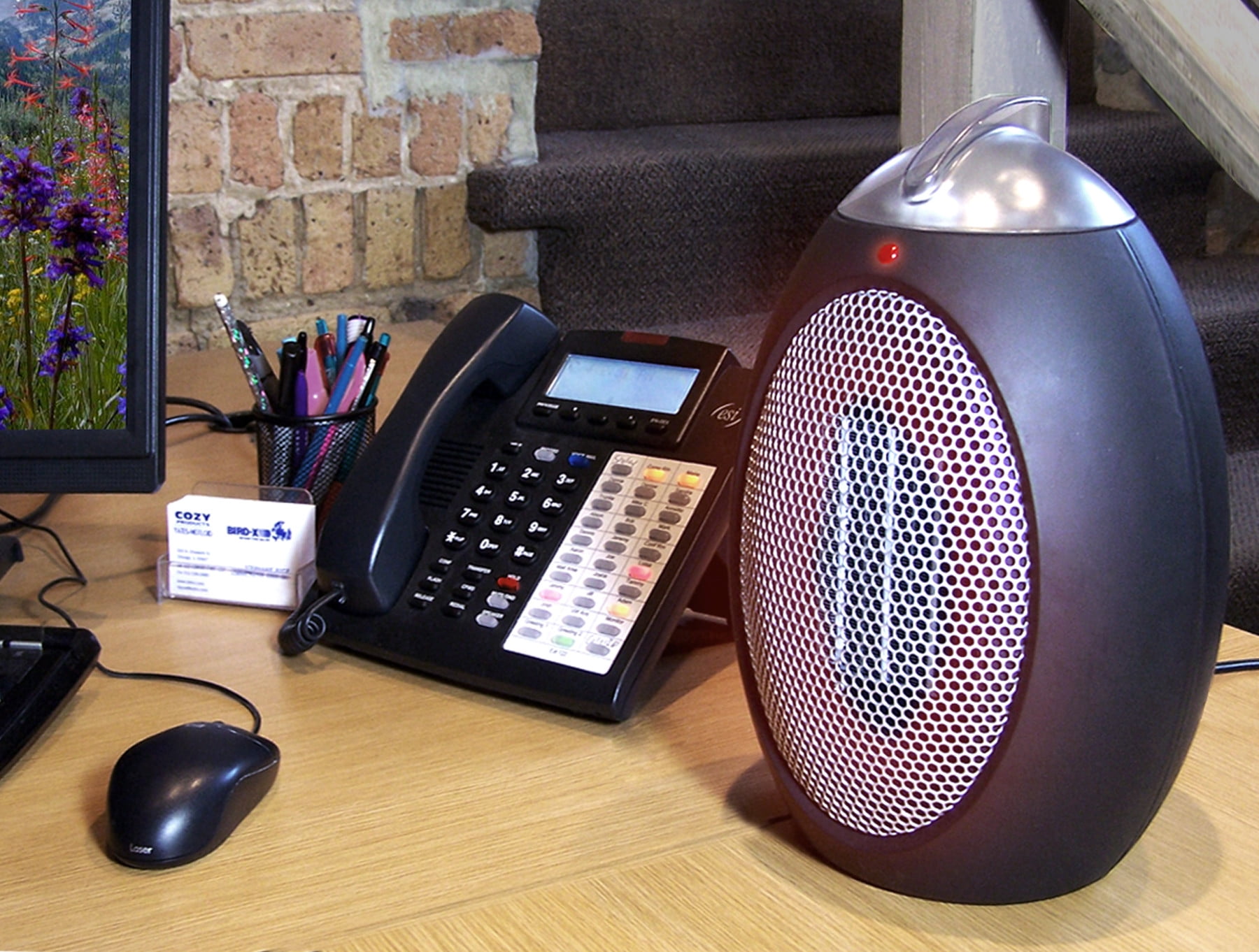 Cozy S Personal Space Heater 750 Watt Portable Electric Fan Cozy S Personal Space Heater 750 Watt Portable Electric Fan Compact With Adjule Thermostat Com