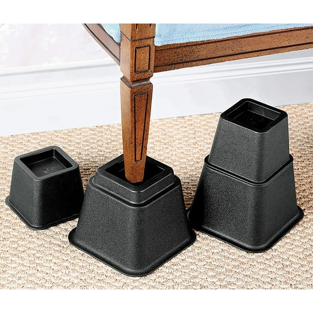 Adjustable Bed Risers Or Furniture Riser Bed Lifts In Heights Of Or