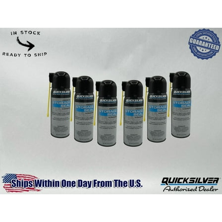 Quicksilver Genuine OEM Storage Seal Fogging Oil 12 OZ 92-858081Q03 6 Pack