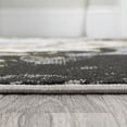 thumbnail image 5 of JONATHAN Y SILK ORCHID 5 x 8 Area Rug, Swirl Marbled Abstract - Black/Yellow, SOR203D-5, 5 of 8