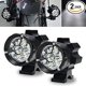 thumbnail image 1 of Luces de conducción para motocicleta LEAD, 2 focos LED de trabajo de 48 W, luces antiniebla de 12 V y 24 V, faros delanteros universales con interruptor de arnés de cableado., 1 of 5
