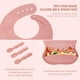 thumbnail image 3 of Set de alimentación para bebés Banditeu de silicona para bebés pequeños, 10 unidades, 3 of 7