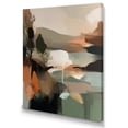 thumbnail image 2 of Designart "Green And Beige Transcending Reality I" Abstract Painting Wall Art Living Room, 2 of 5