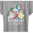 thumbnail image 3 of My Little Pony - Different Is Beautiful - Women's Short Sleeve Graphic T-Shirt, 3 of 5