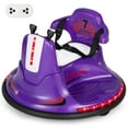 thumbnail image 1 of Honeyjoy 12V Bumper Car for Kids Toddlers Electric Ride On Car Vehicle with 360° Spin Purple, 1 of 10